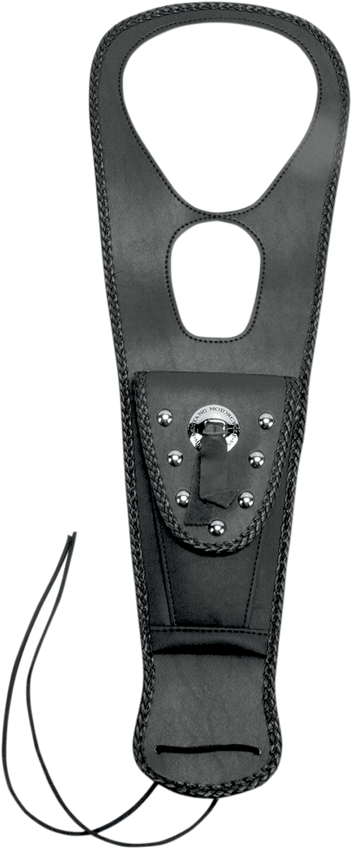 Pouch Tank Bib - Studded - Black - Honda