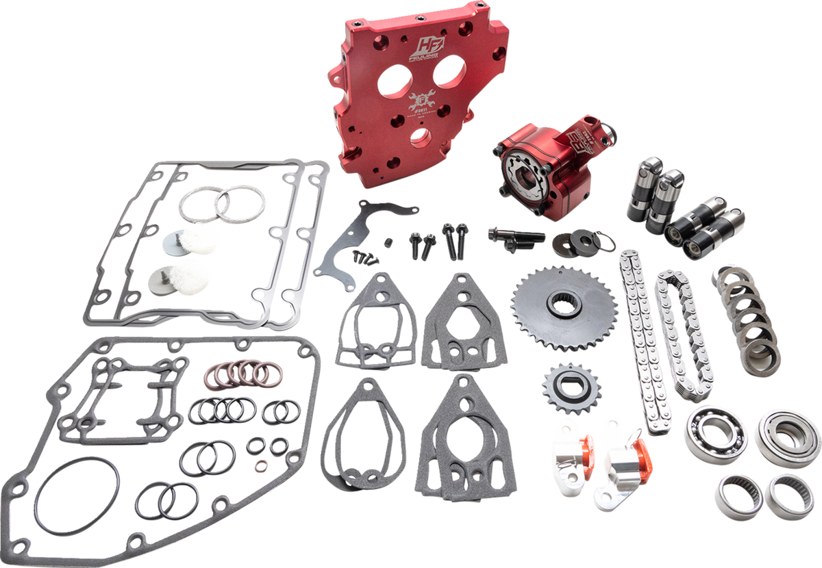 Hydraulic Cam Chain Tensioner Conversion Kit - Factory Style Camshaft - '01-'06 TC