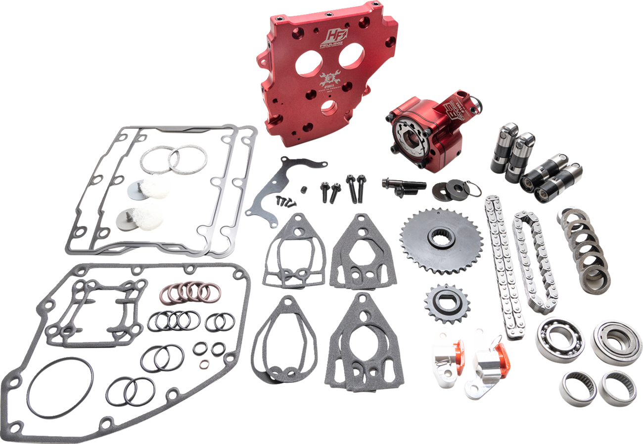 Hydraulic Cam Chain Tensioner Conversion Kit - Factory Style Camshaft - '01-'06 TC
