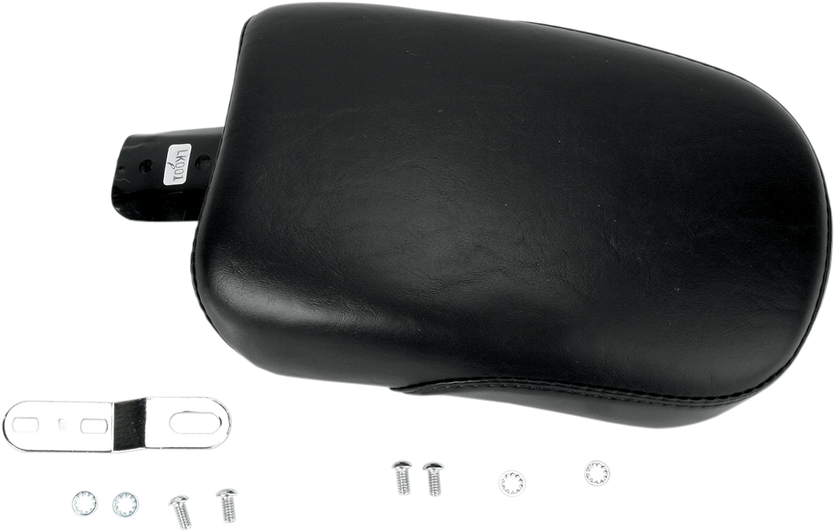 Bare Bones Pillion Pad - Smooth - Black - FL/FX '06-'17