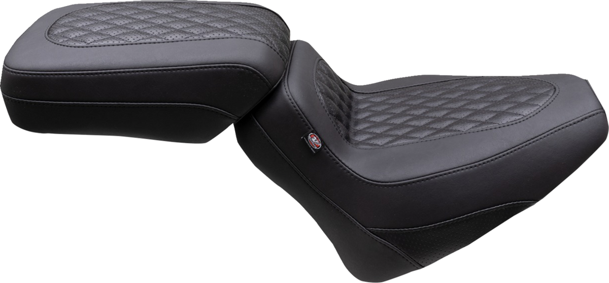 Squareback Seat - Solo - Black - Diamond Stitch - Chief '22-'24