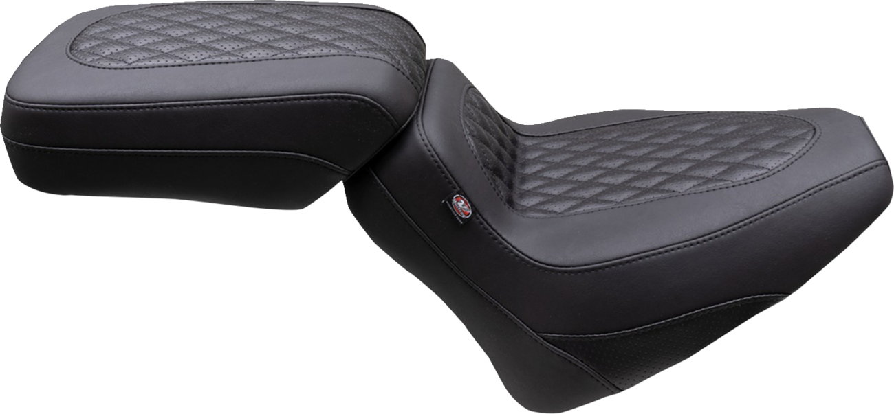 Squareback Seat - Solo - Black - Diamond Stitch - Chief '22-'24