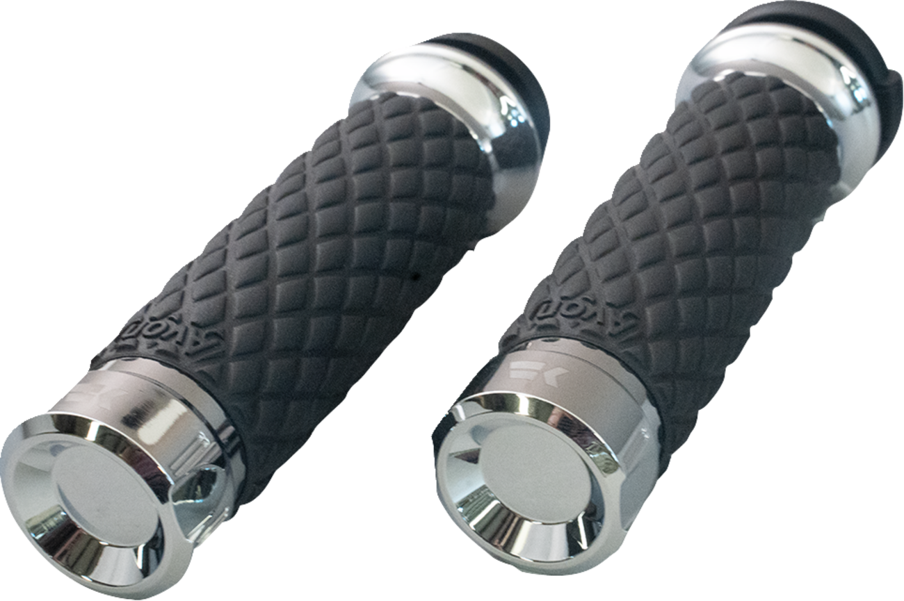 Klassic Grips - Custom Contour - Diamond - Chrome