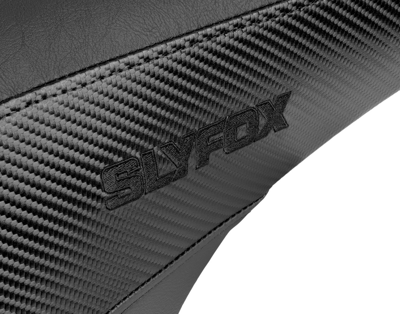 Drifter Seat - Black Logo - Smooth Vinyl - Carbon Fiber - FL '08-'23