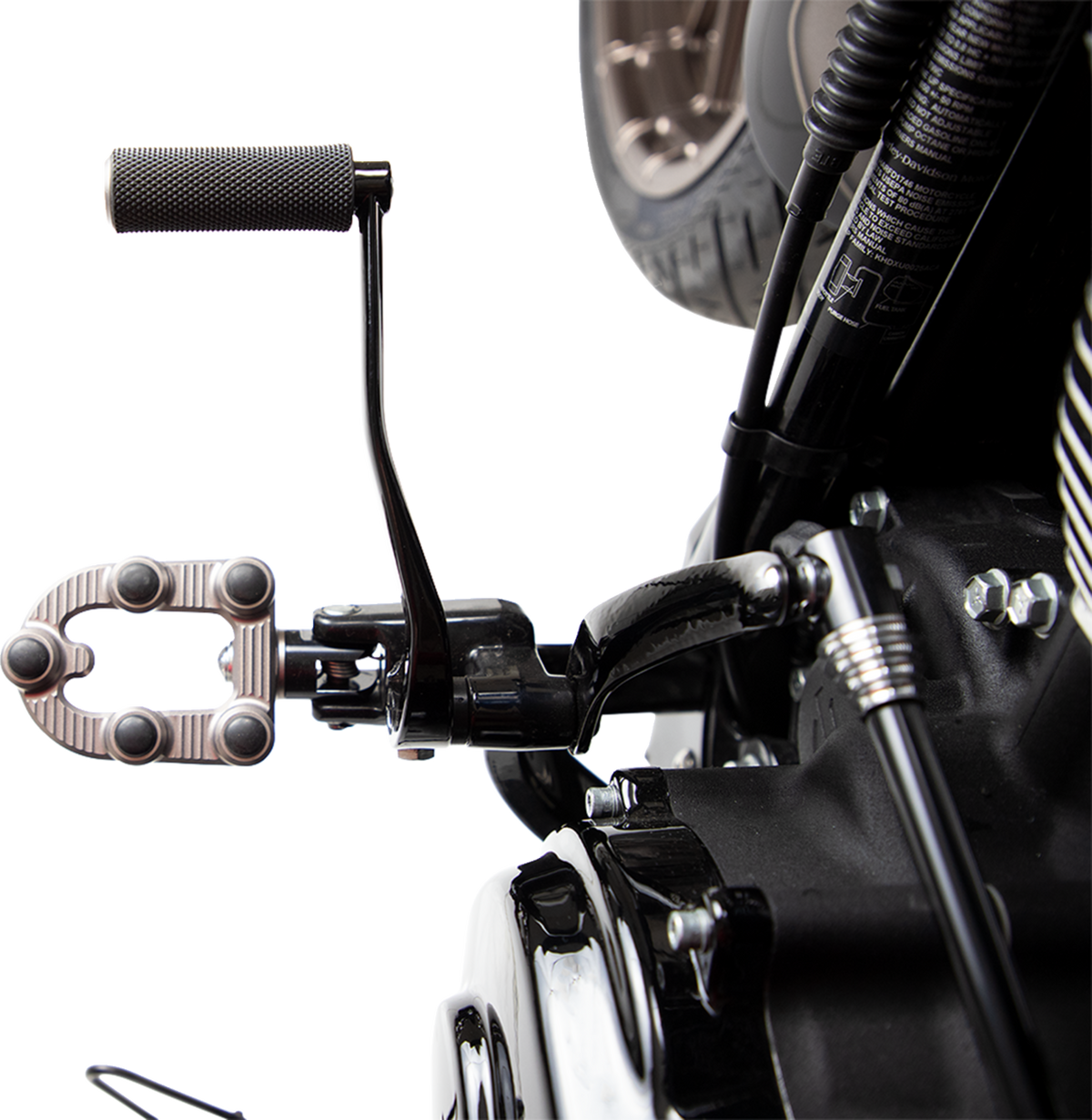 Driver Splined Peg Mount - Softail