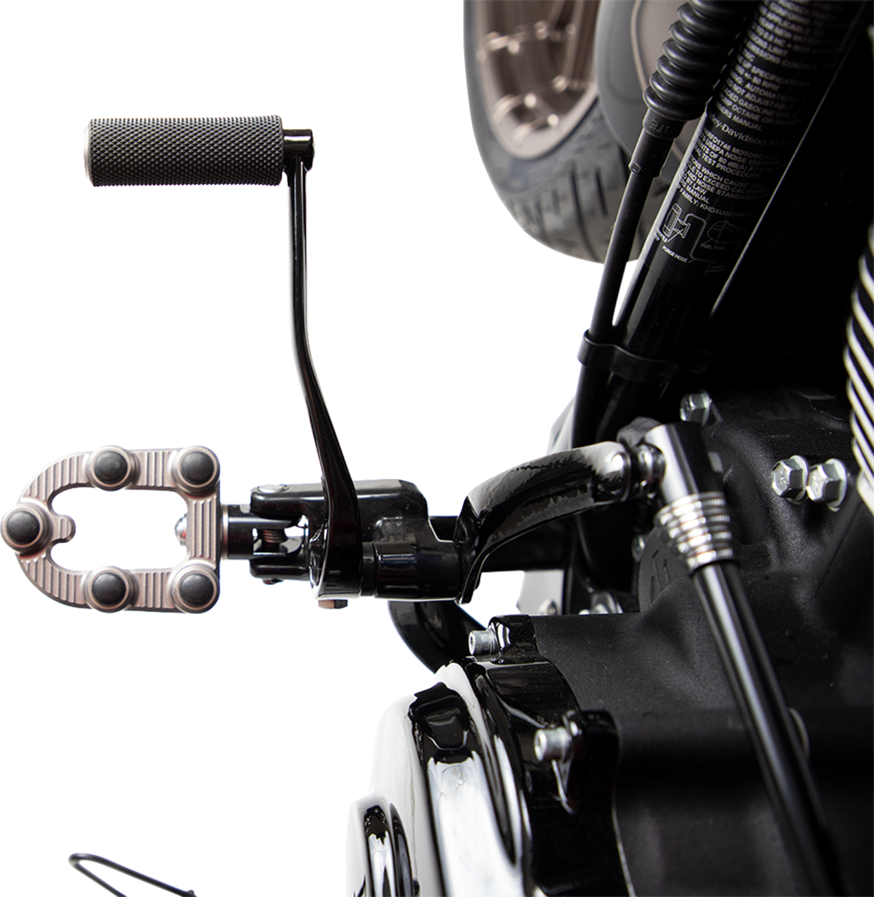 Driver Splined Peg Mount - Softail