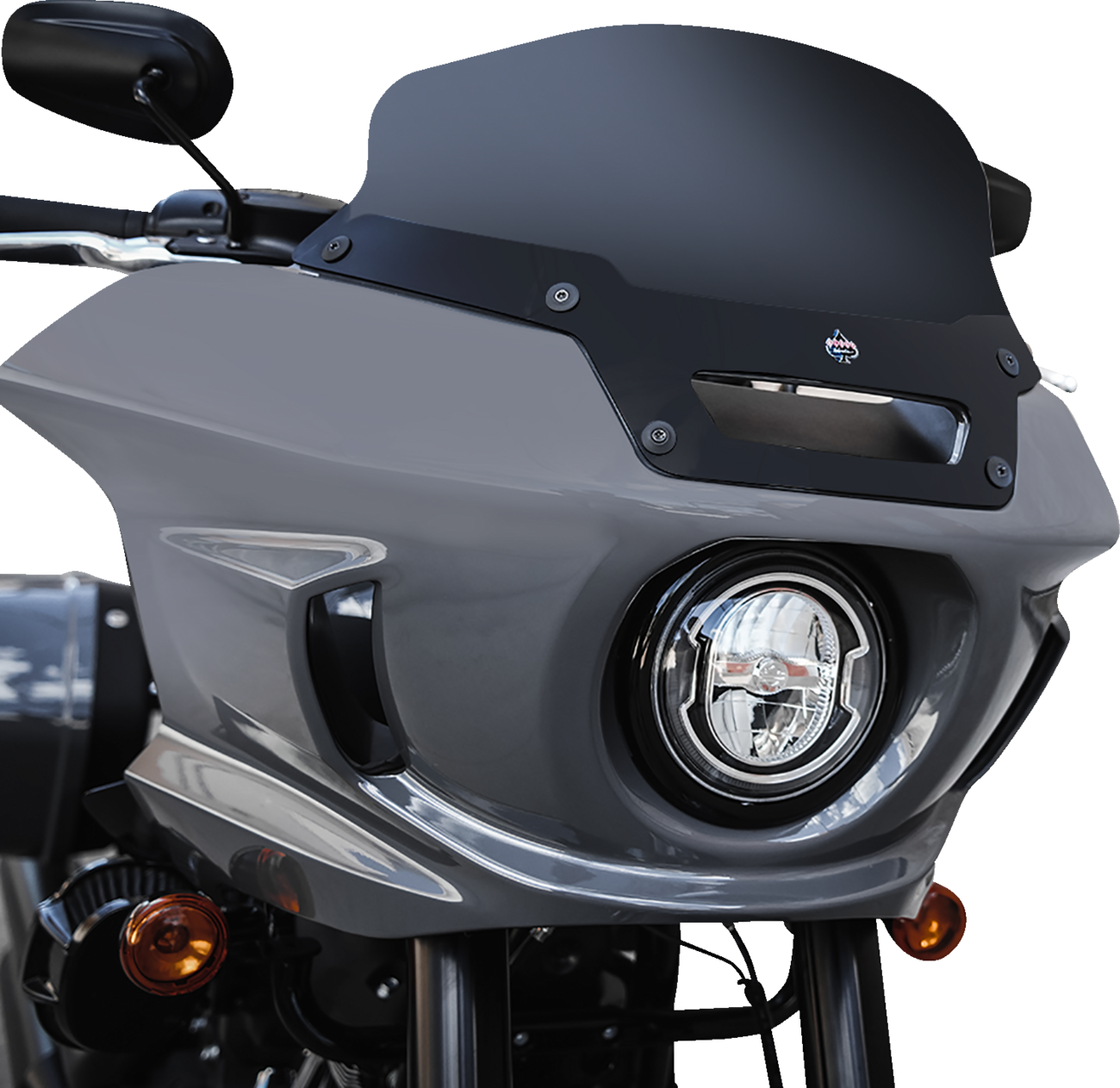 Flare® Windshield - 6" - Dark Smoke - FXLRST