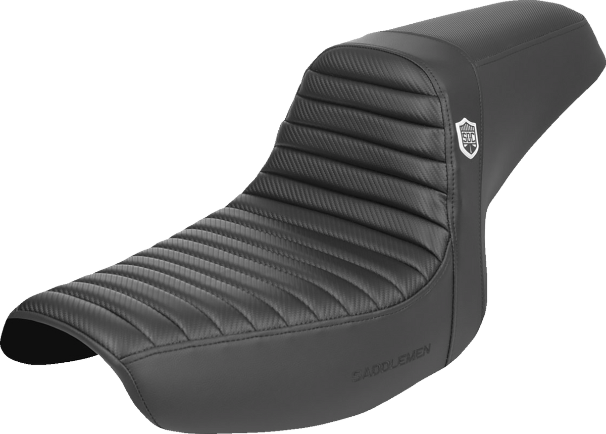 Pro Series SDC Performance Seat - W/O Backrest - Tuck-N-Roll/Carbon Fiber - Gripper - FXR '86-'94