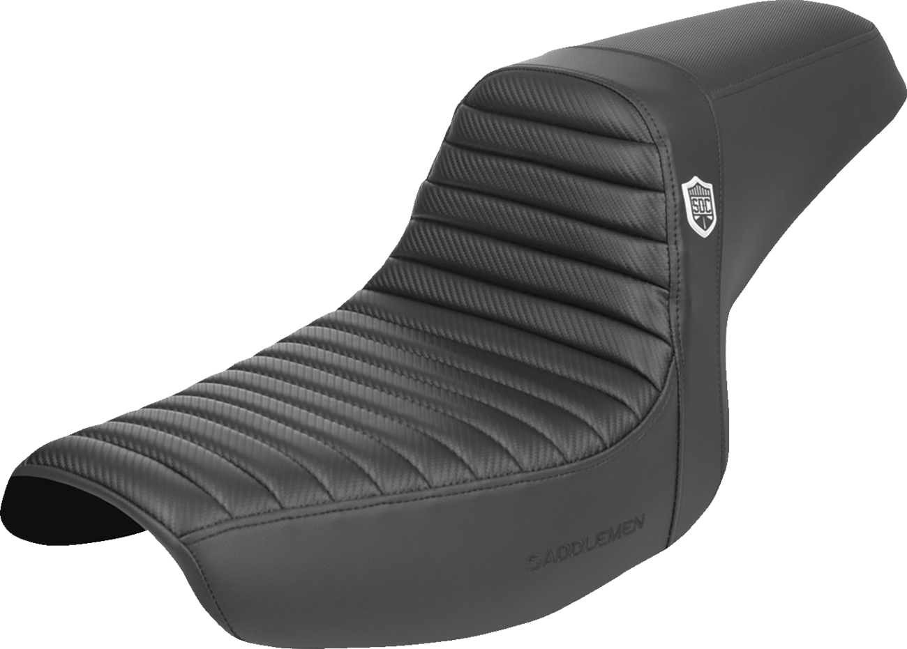 Pro Series SDC Performance Seat - W/O Backrest - Tuck-N-Roll/Carbon Fiber - Gripper - FXR '86-'94