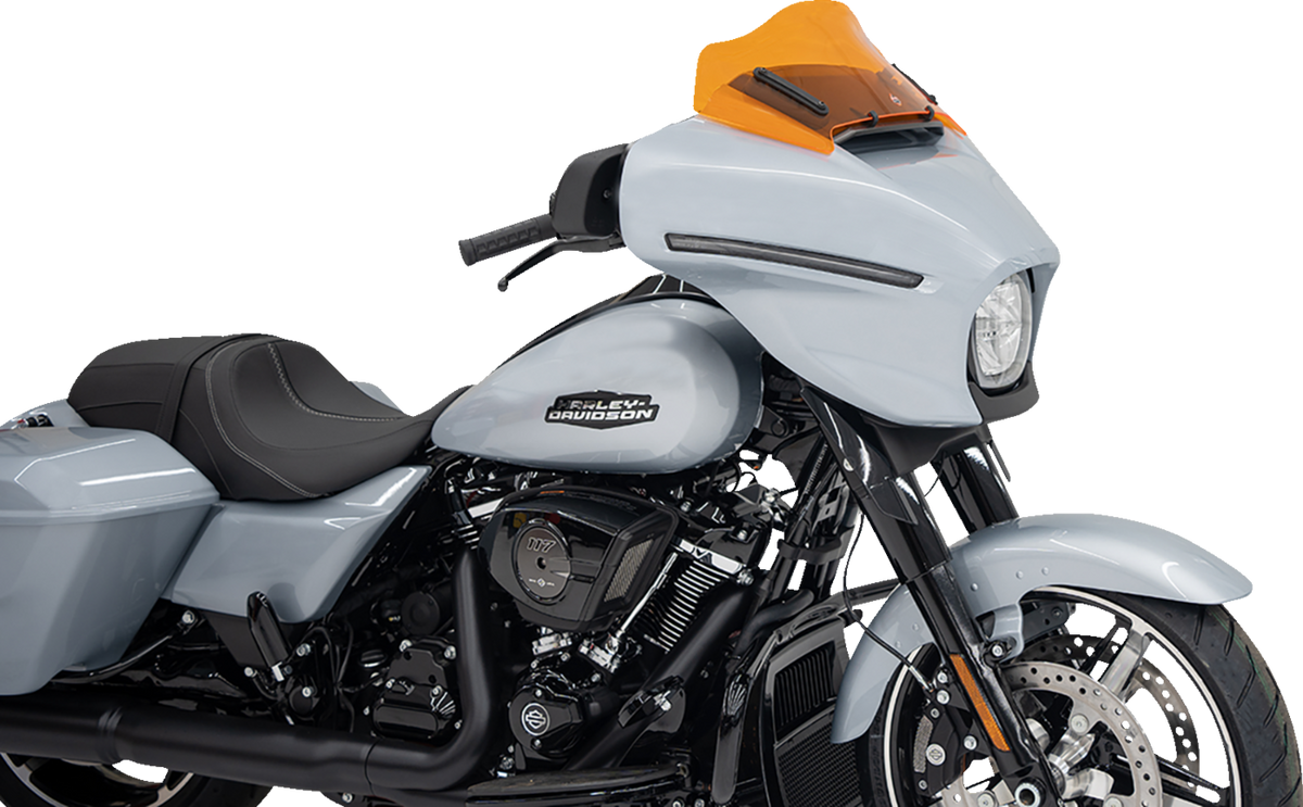 Kolor Flare® Windshield - 8" - Orange - '23-'25 FLHX