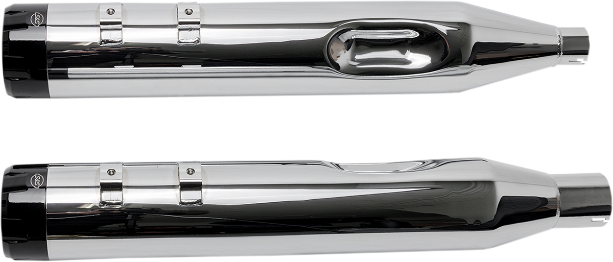 4-1/2" MK45 Performance Mufflers - Black Thruster