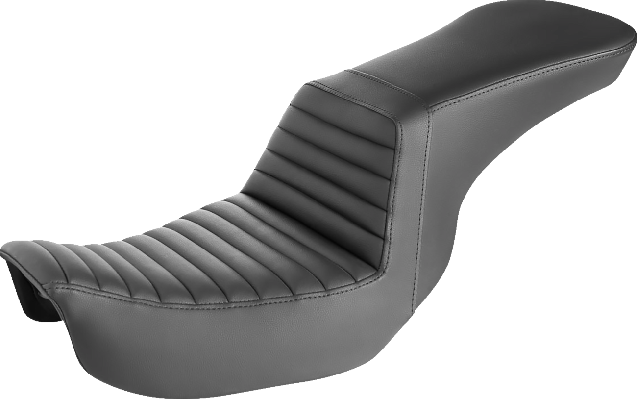 Step-Up Seat - Front Tuck-N-Roll - Black - Dyna
