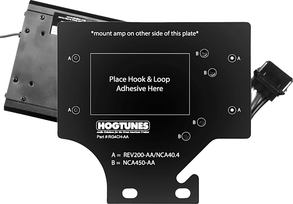 Amplifier Mounting Plate - '98-'13 Road Glide