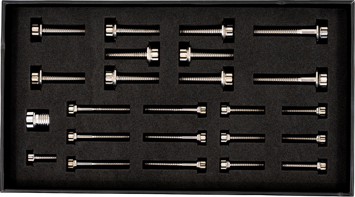 Bitchin' Bolts Hardware Kit - Titanium - M8 - Transmission