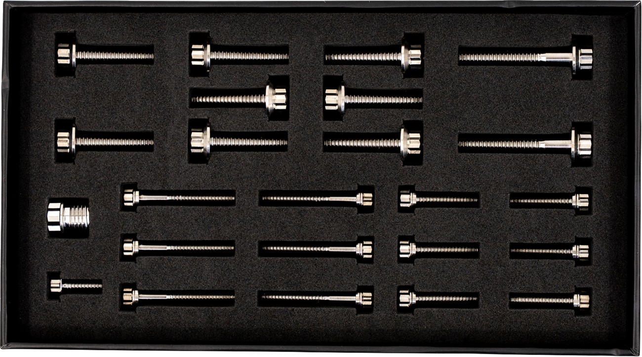 Bitchin' Bolts Hardware Kit - Titanium - M8 - Transmission