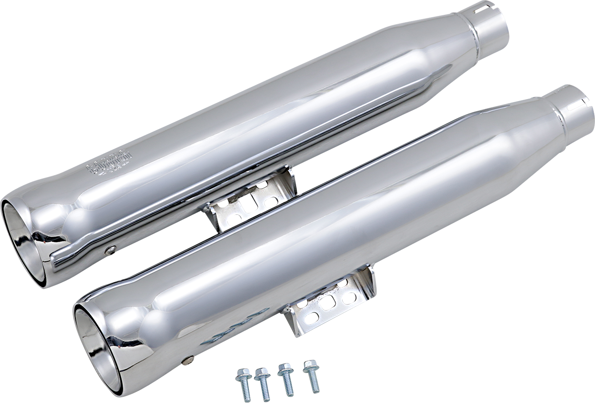Neighbor Hater Slip-On Mufflers - Chrome - FLHC/FLHCS/FLDE
