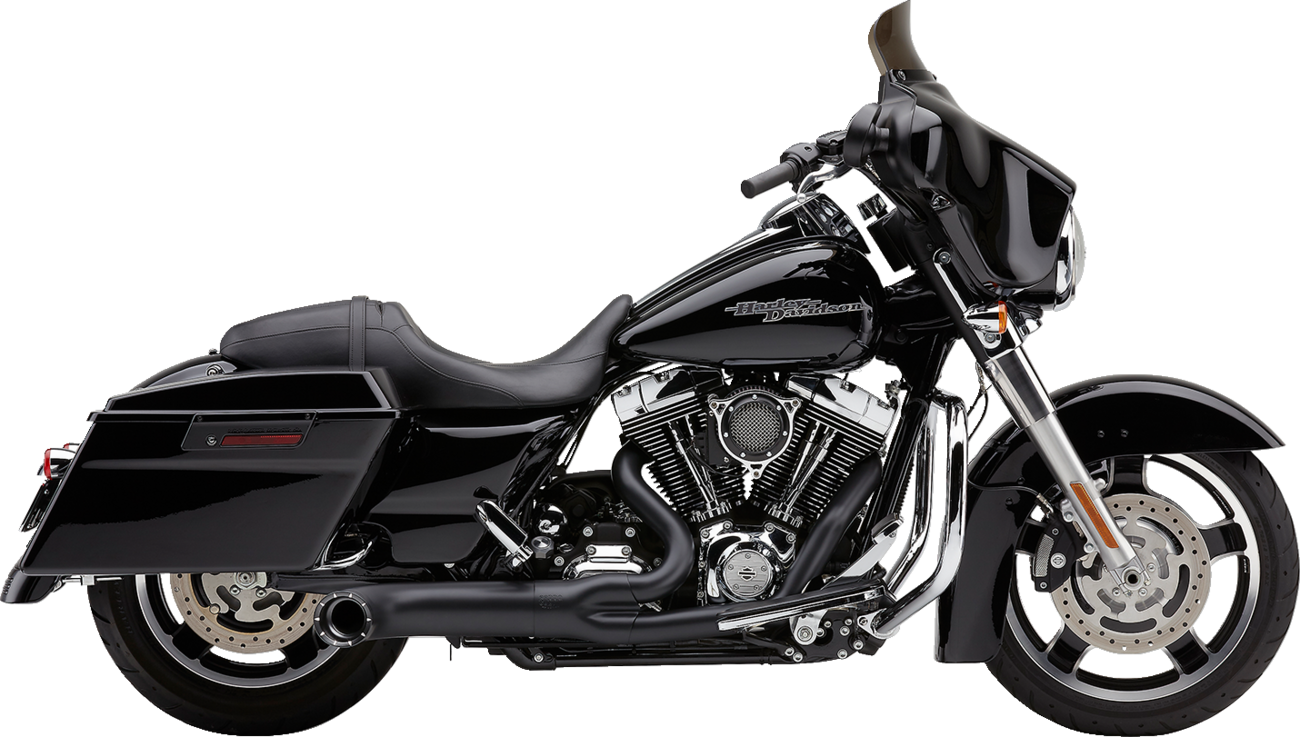 Turn Out 2-Into-1 Exhaust System - Black