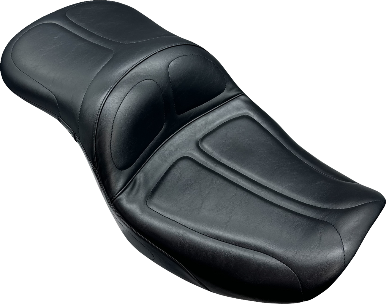 Maverick Seat - Without Backrest - Stitched - Black - FLH/FLT '23-'25