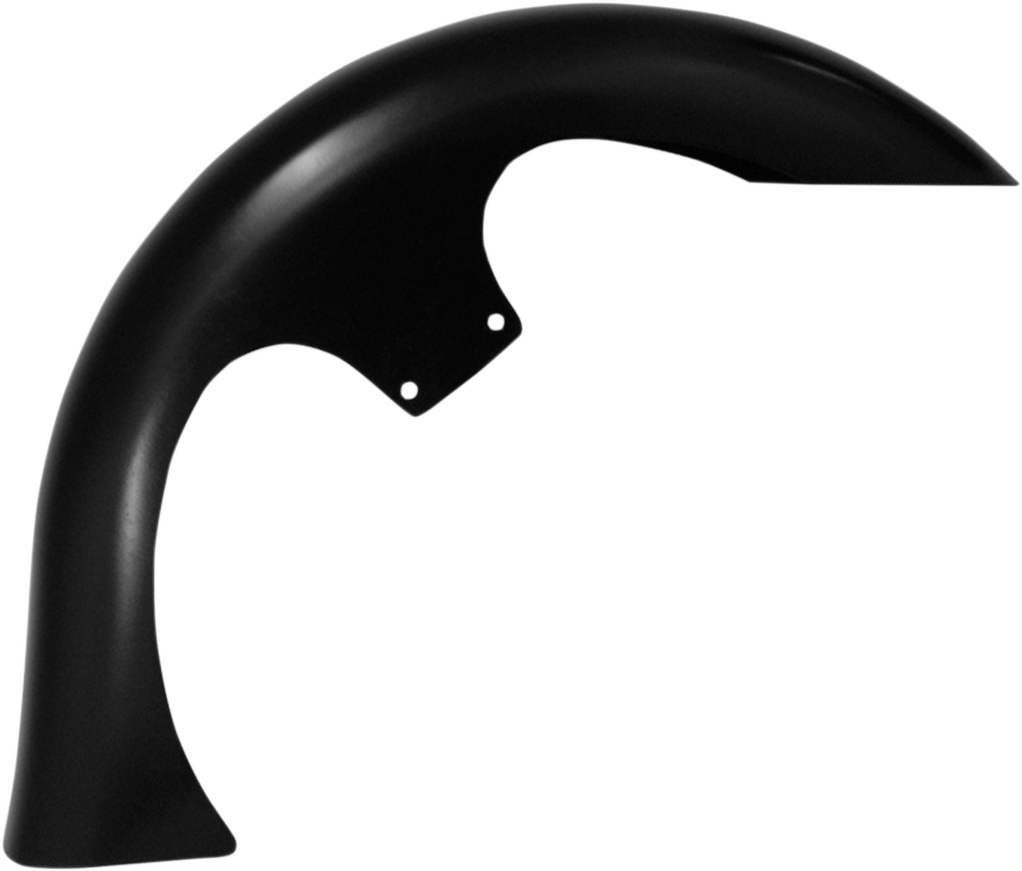 Slicer Front Fender Kit - For Raked Trees - Black - 23" - HD Touring/Trike