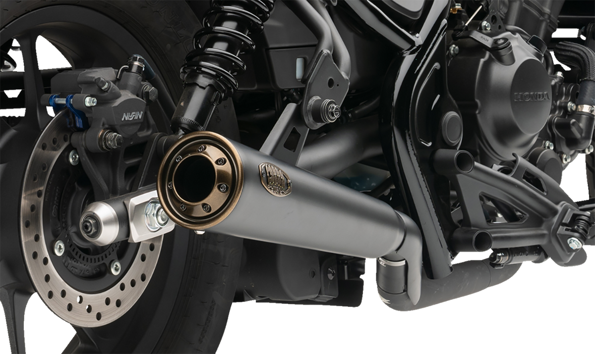 Bronze Tip Slip-On Muffler - Rebel