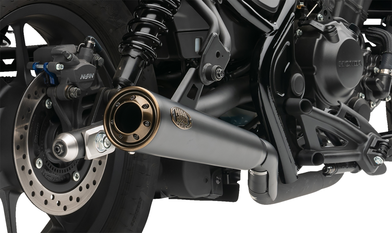 Bronze Tip Slip-On Muffler - Rebel