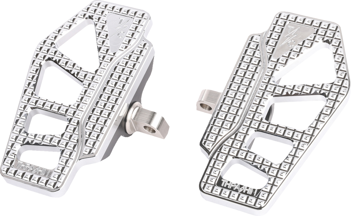 Apex Mini Floorboards - Male Mount - Chrome
