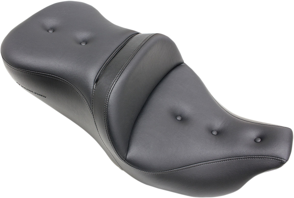 Pillow-Top Roadsofa™ Seat - With Backrest - Black - FLH/FLT '08-'24