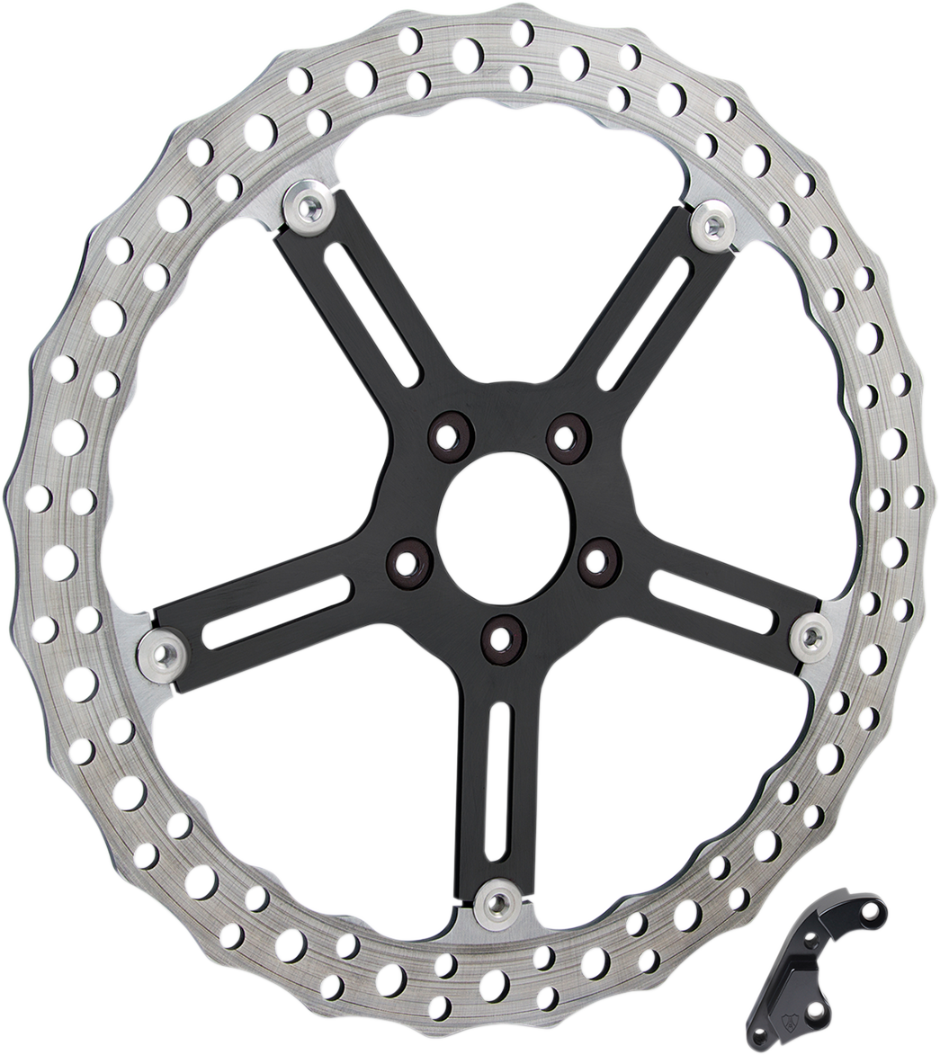 Jagged Brake Rotor - 15" - Right - Hub-Mount