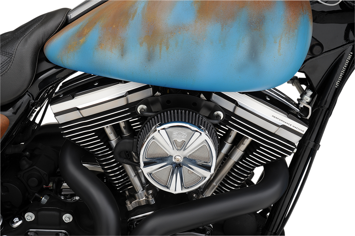 Rocker Box Cover - Scalloped - Contrast Cut - Twin Cam