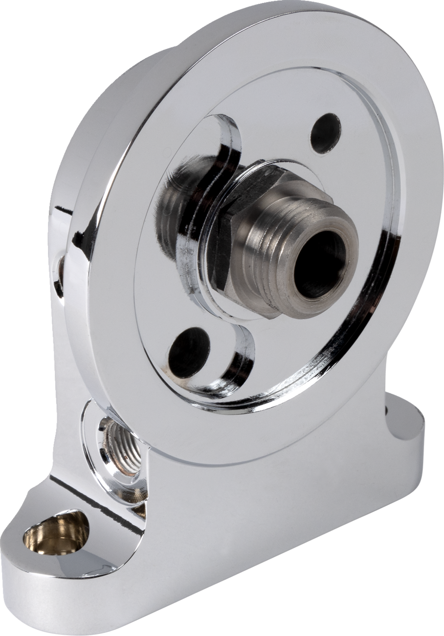 Oil Filter Mounting Bracket Kit - Chrome