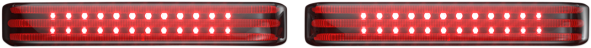 Saddlebag LED Lights - Sequential - Black/Smoke