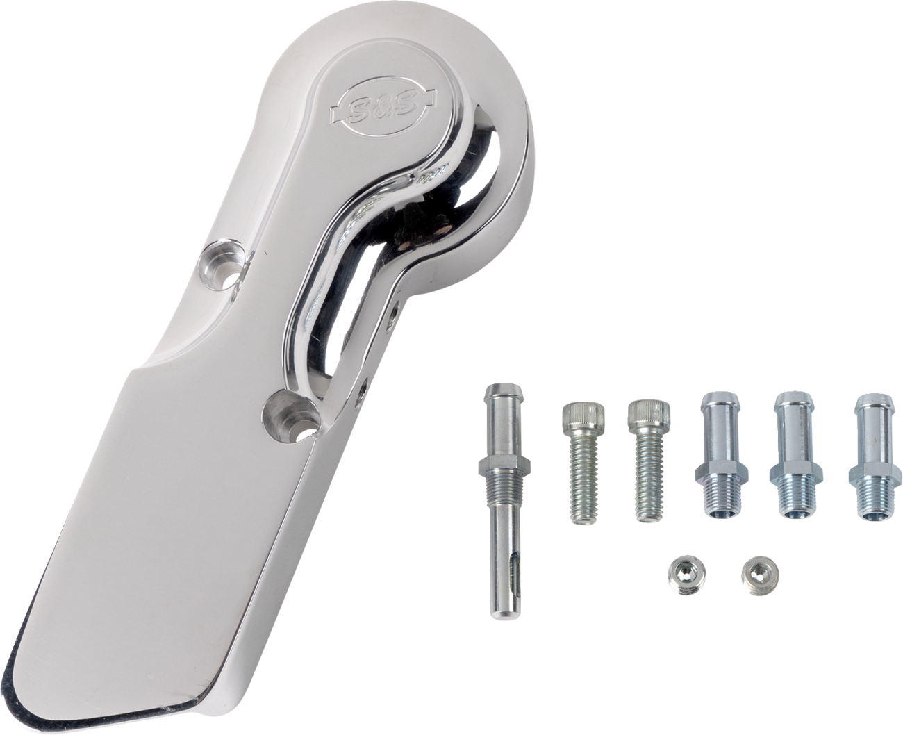 Oil Filter Mounting Bracket Kit - Polished