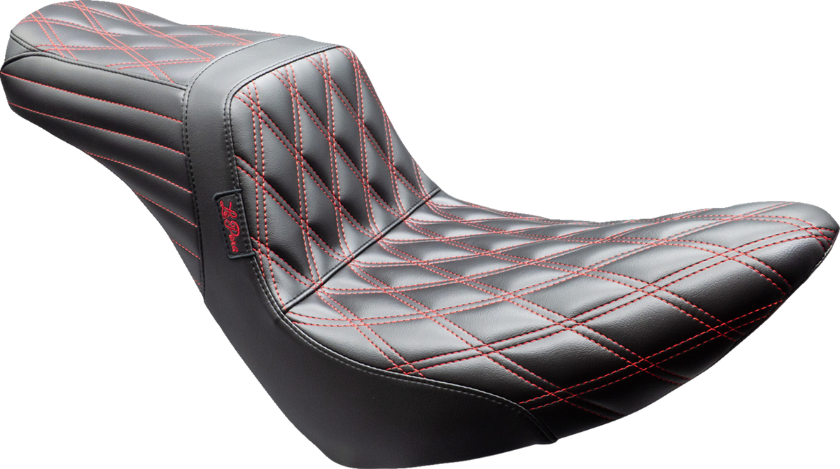 Tailwhip Seat - Black - Double Diamond - Red Stitch - FX/FL '18-'25