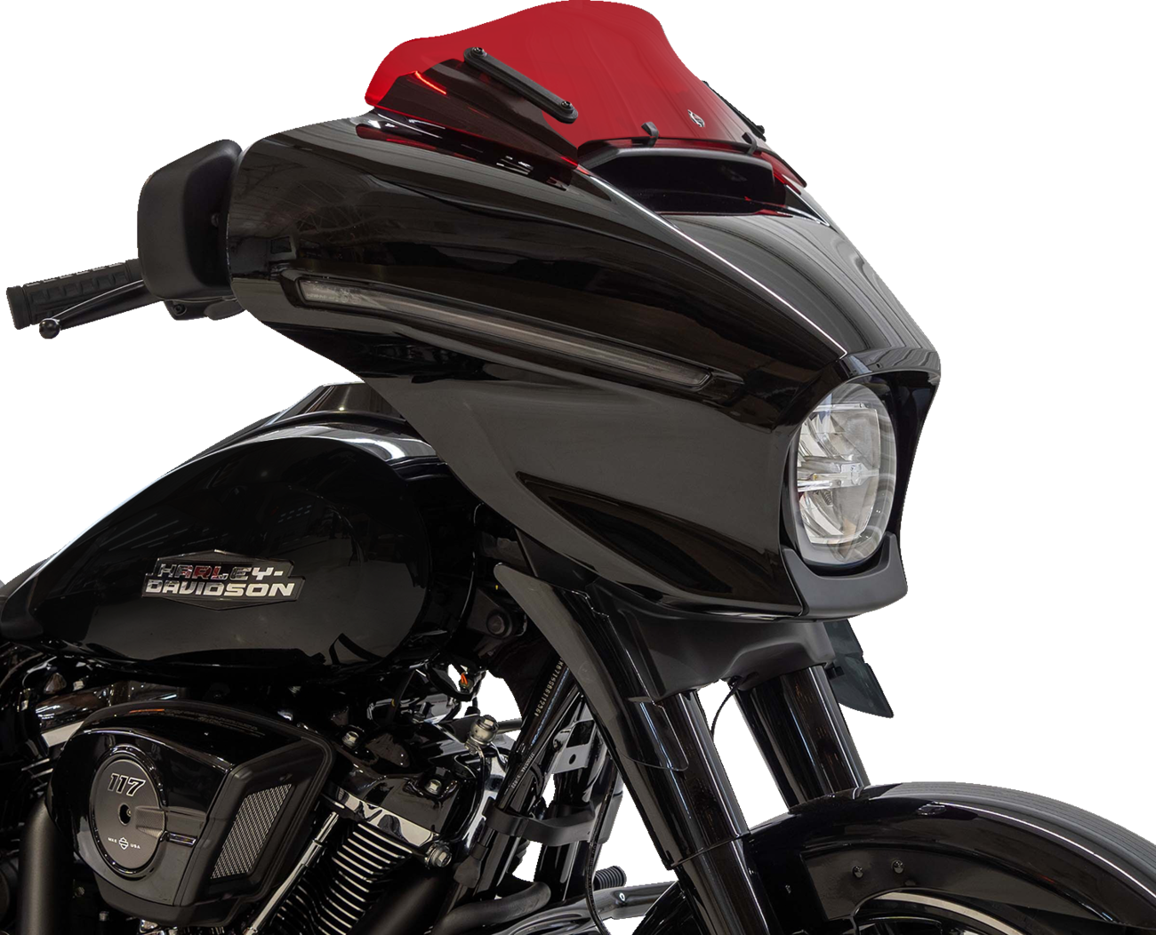Kolor Flare® Windshield - 6-1/2" - Red - '23-'25 FLHX