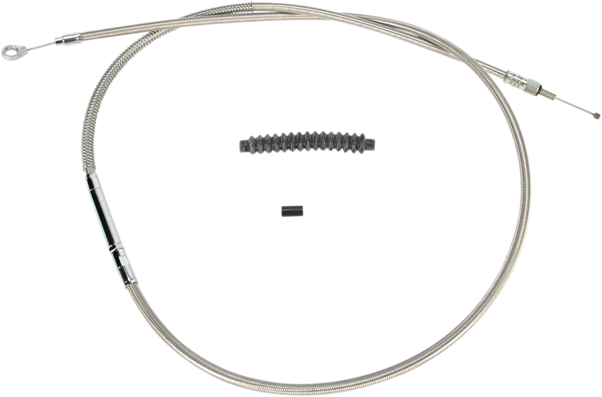 High-Efficiency Stainless Steel Clutch Cable For Harley-Davidson - +8" - '89-'06 Touring
