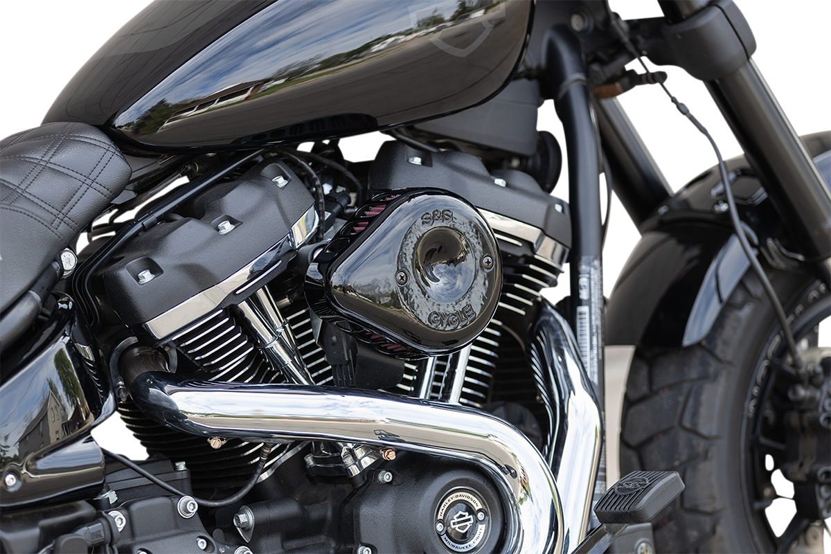Mini Teardrop Stealth Air Cleaner Kit - Gloss Black
