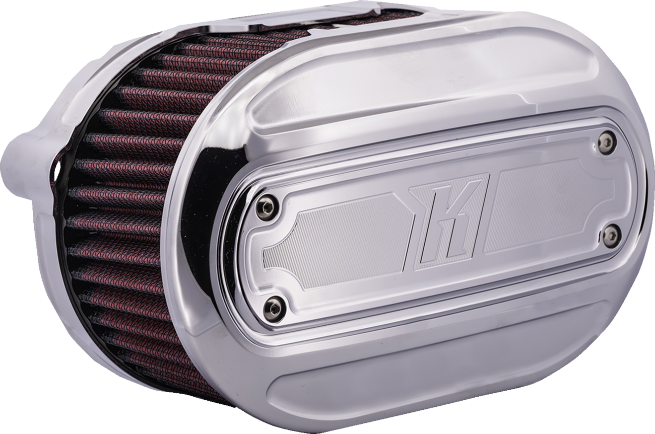 Oval Air Cleaner Kit - Chrome - M8