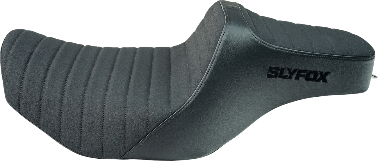 High Noon Seat - Vinyl - Classic Stitch - Black Logo - FLH/FLT '23-'24