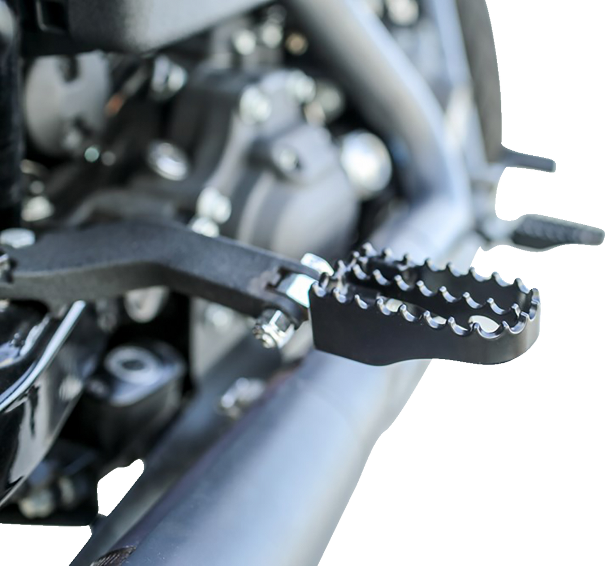 MX Mini Foot Pegs - Driver/Passenger - Black