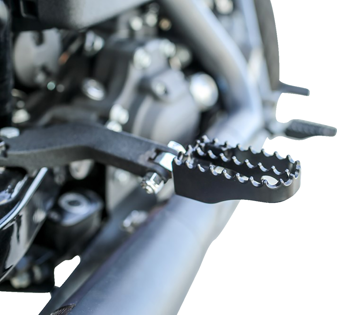 MX Mini Foot Pegs - Driver/Passenger - Black
