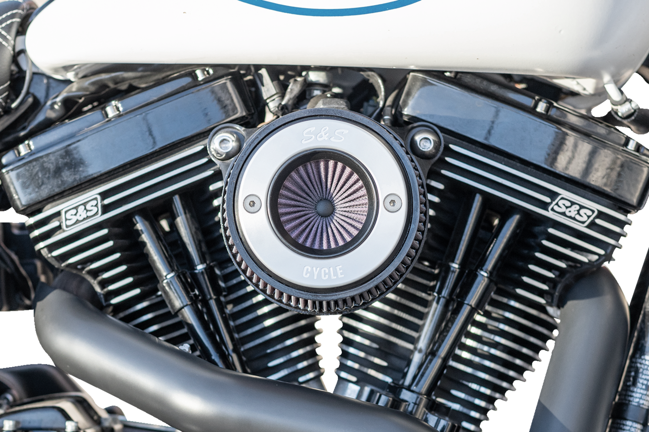 Air Stinger Stealth Air Cleaner Kit - Black Chrome Ring