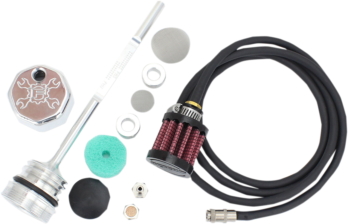 Vented Dipstick - Polished - M8 Touring/Trike