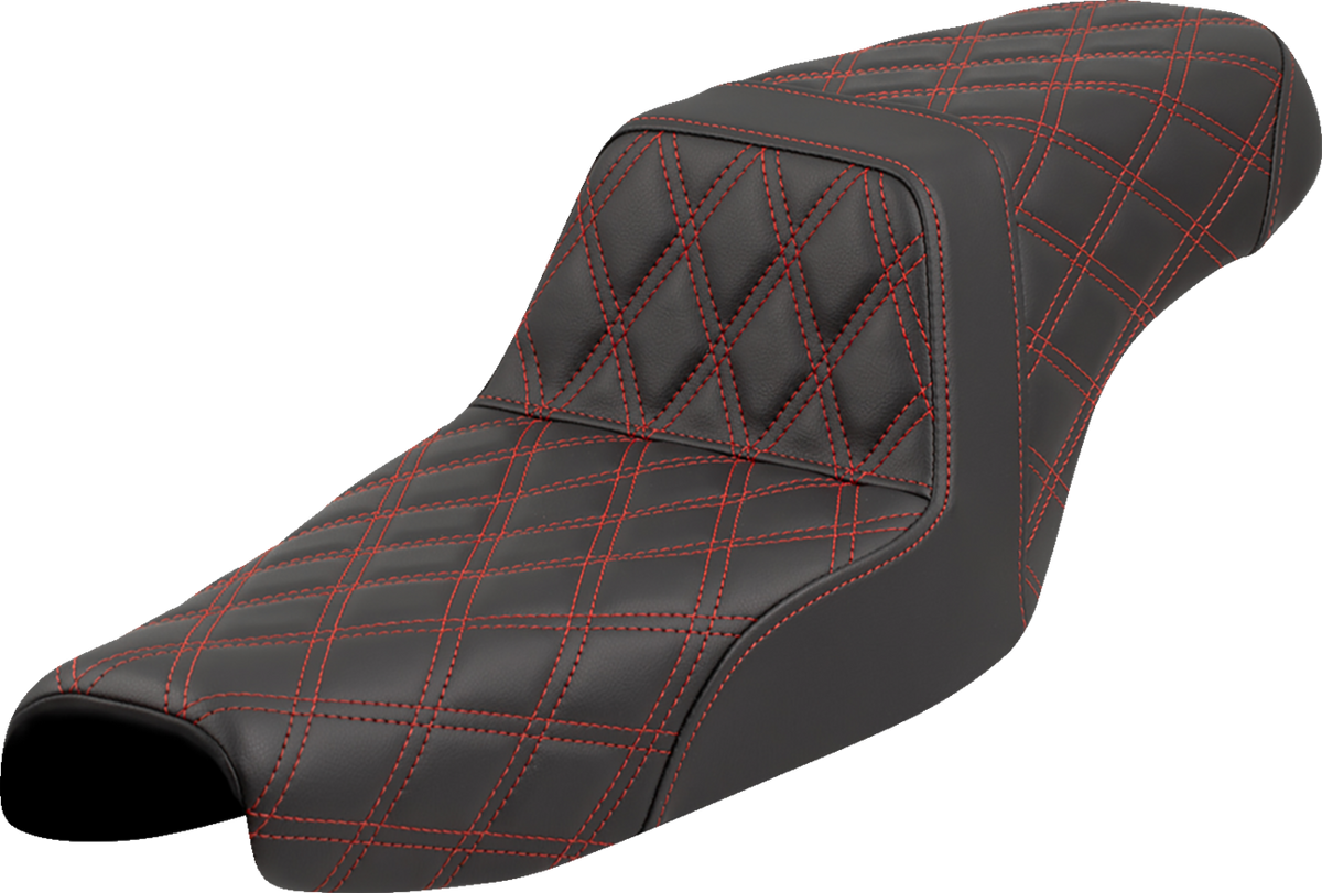 Step-Up Seat - Lattice Stitch - Red Stitch - XL '04-'22