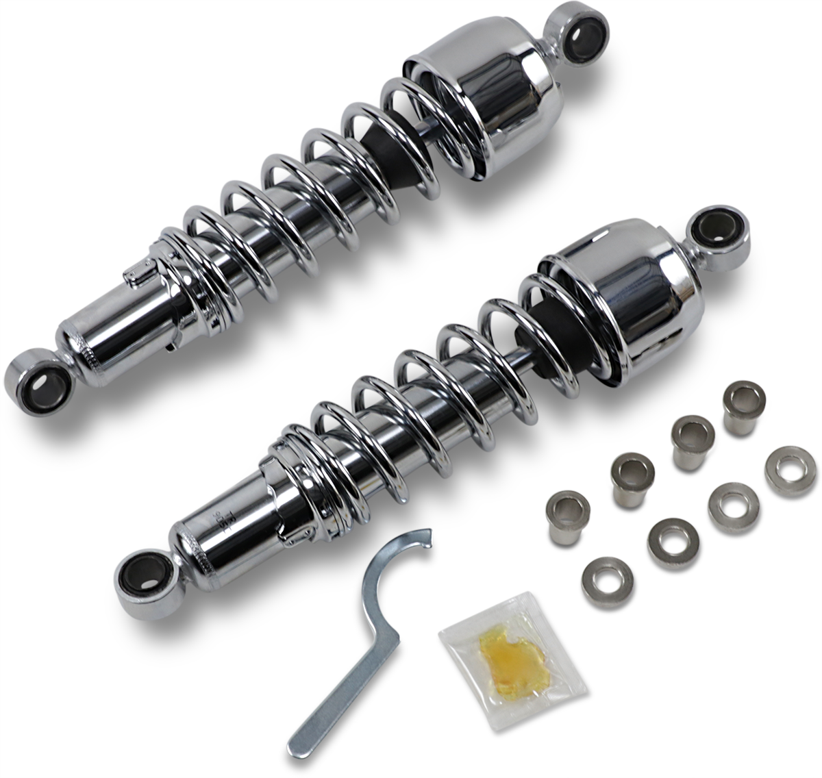 Replacement Shock Absorbers - 13" - Chrome