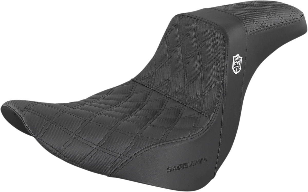 Pro Series SDC Performance Seat - W/O Backrest - Lattice Stitch/Lumbar Gripper - FL/FX '18-'24