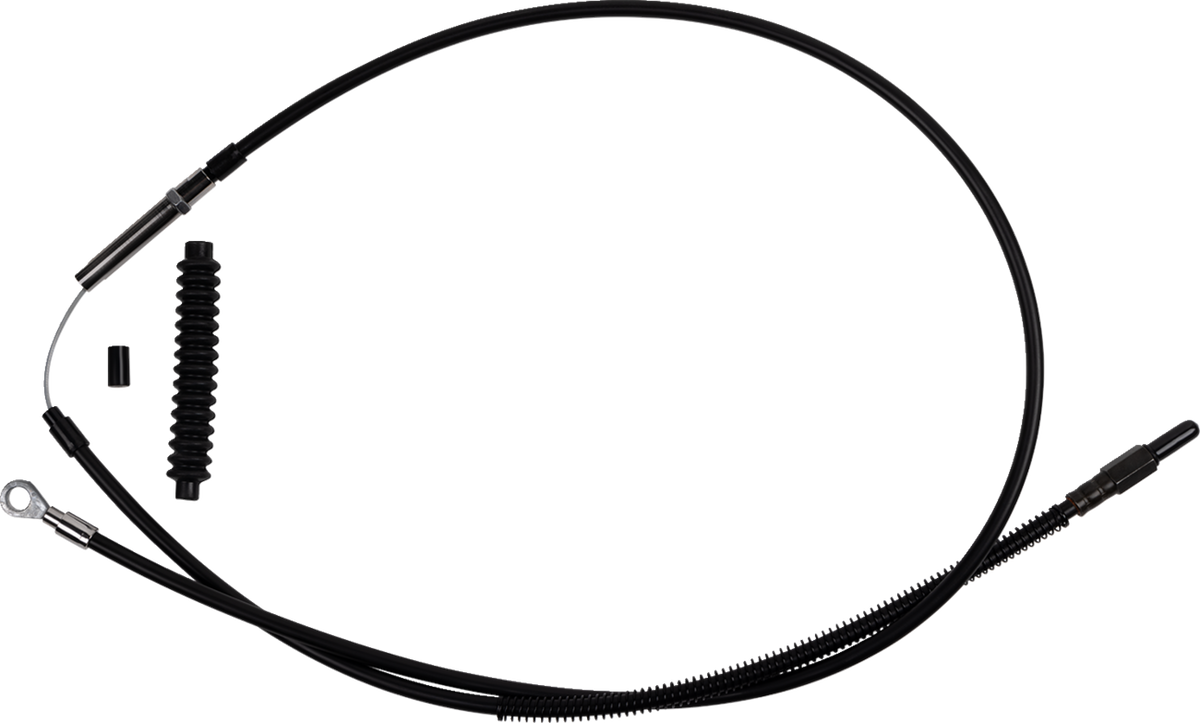 High-Efficiency Black Vinyl Clutch Cable - Standard Size