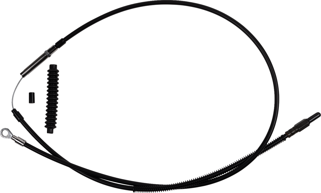 High-Efficiency Black Vinyl Clutch Cable - Standard Size