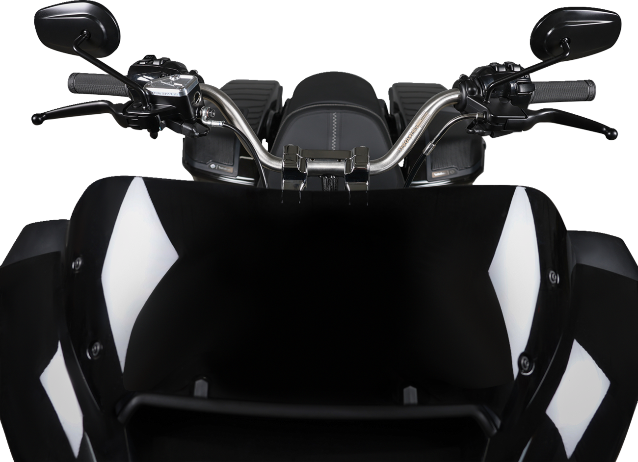 1" Handlebar - High Bend - Stainless Steel