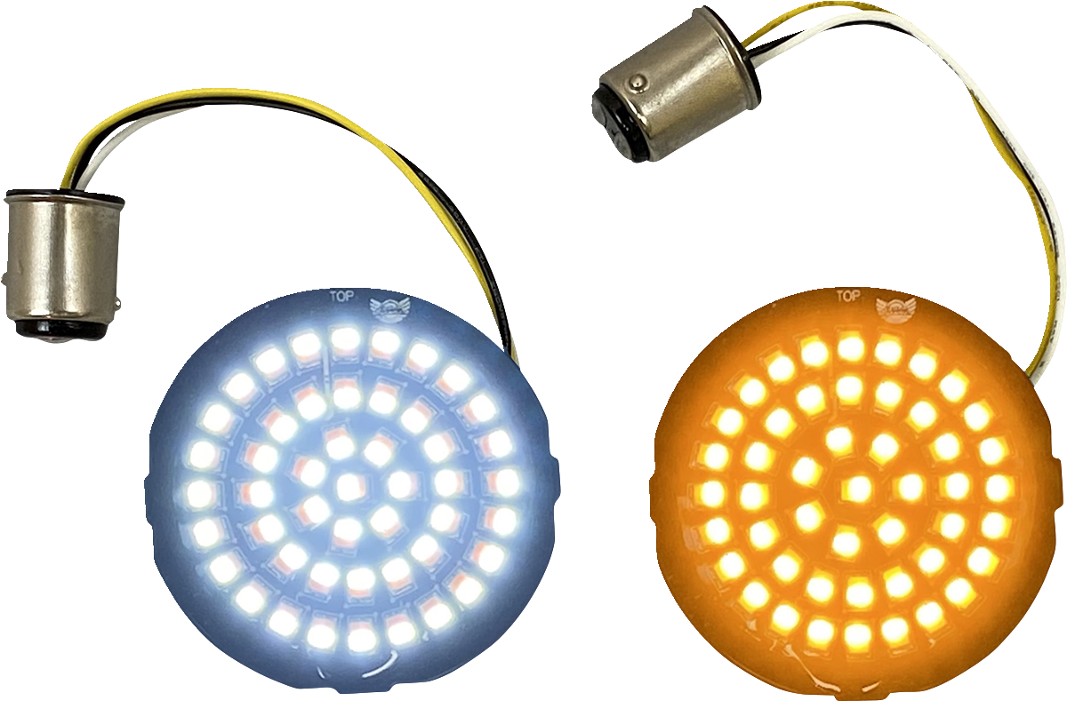 Amber/White LED Turn Signal Inserts