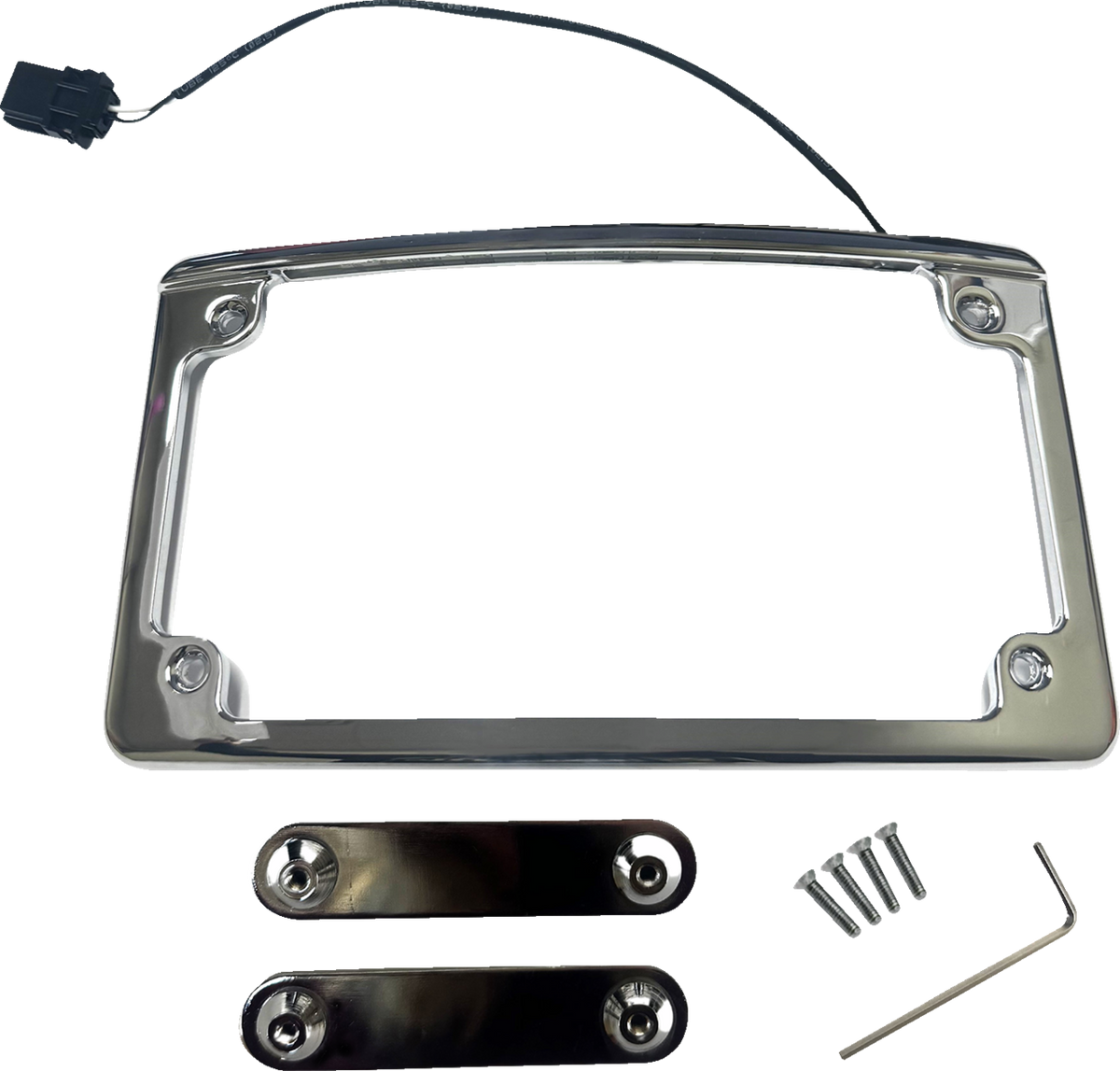 Illuminated Radius License Plate Frame